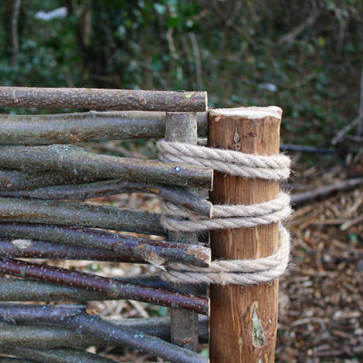 Hazel Hurdel Fence Capped Panel (Width: 6ft, Height: 4ft) HOME AND GARDEN Prestige Wicker 