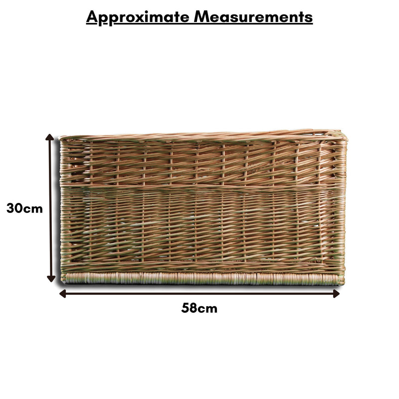 Wicker Storage/Display Basket (58x30x18cm) Display Baskets Prestige Wicker 