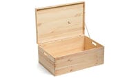 Wooden Storage Box with Lid - Safe Place Storage & Organization Prestige Wicker Extra Large 