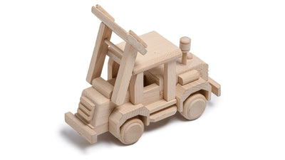 Handmade Large Wooden Construction Vehicle Toy HOME AND GARDEN Prestige Wicker Bulldozer 