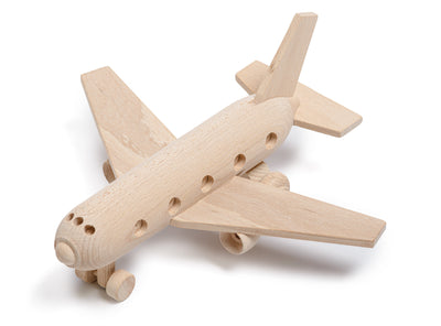 Handmade Wooden Aircraft Toy Home & Garden Prestige Wicker Passenger Plane 