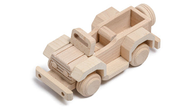 Handmade Wooden Vehicle Toy HOME AND GARDEN Prestige Wicker Off-Road Car 