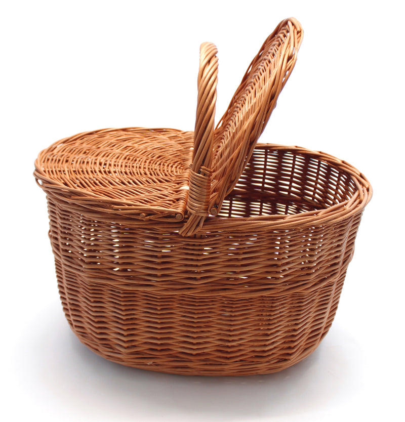 Oval Wicker Picnic Basket- Betty HOME AND GARDEN Prestige Wicker 