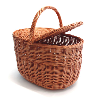 Oval Wicker Picnic Basket- Betty HOME AND GARDEN Prestige Wicker 